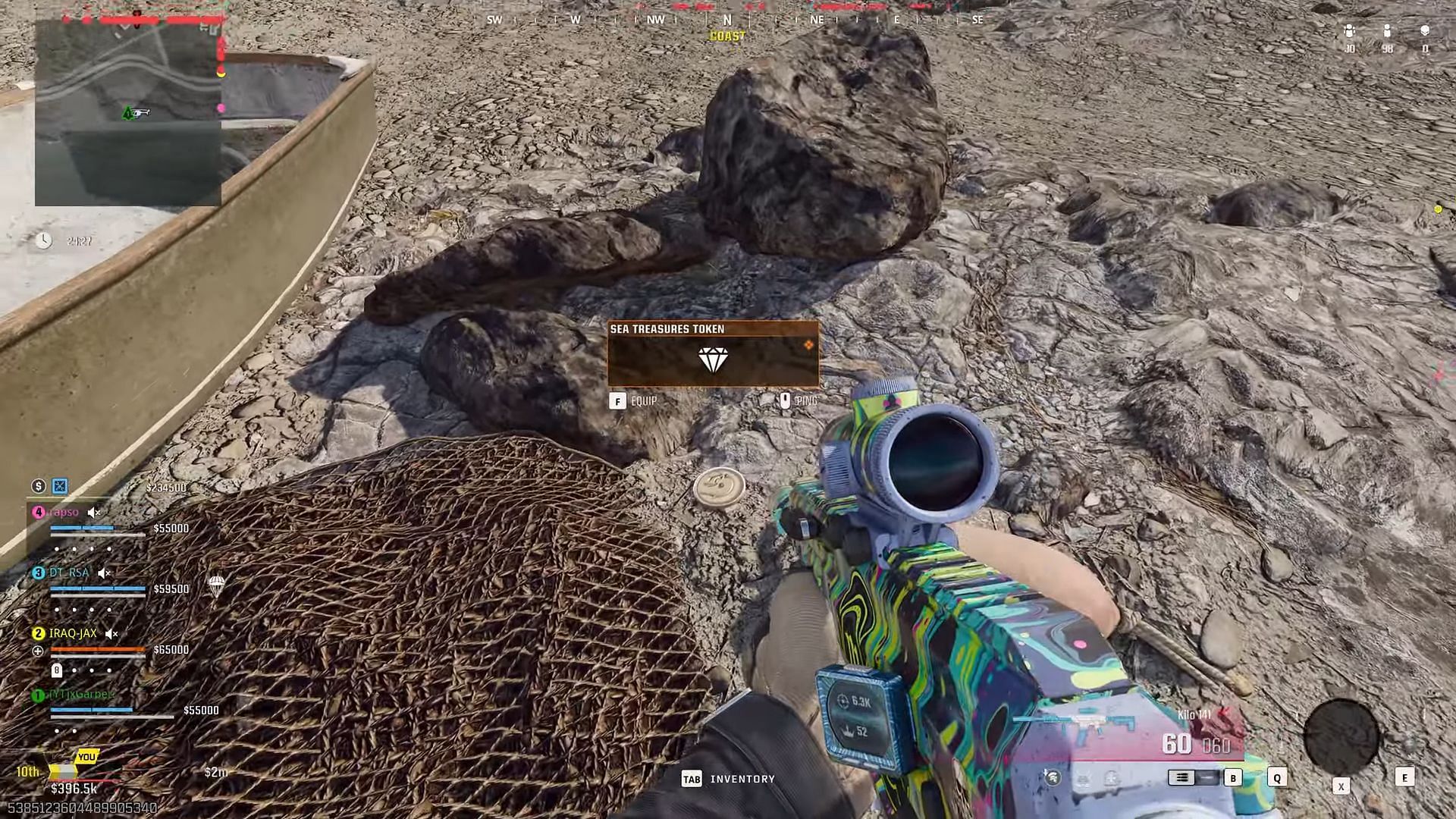 The Sea Treasures Token in Warzone (Image via Activision)